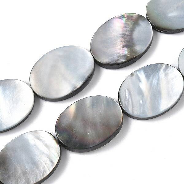 Natural Black Lip Shell Beads Strands