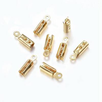 304 Stainless Steel Folding Crimp Ends