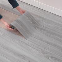 Wood Grain Waterproof Vinyl Floor Tiles Sticker, Self-adhesive Wall Decal, Decorative Flooring Sticker Wallpaper for Bedroom,...
