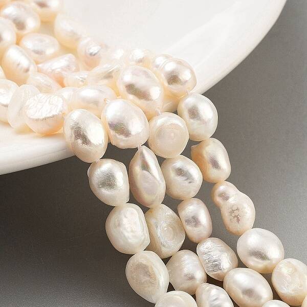 Natural Cultured Freshwater Pearl Beads Strands