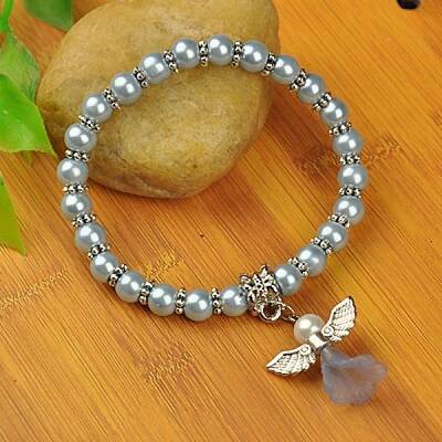 Lovely Wedding Dress Angel Bracelets for Kids