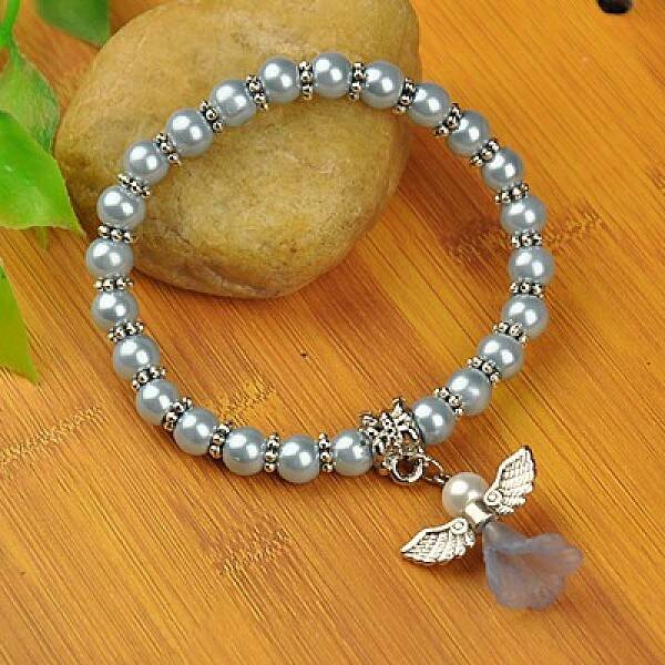 Lovely Wedding Dress Angel Bracelets for Kids