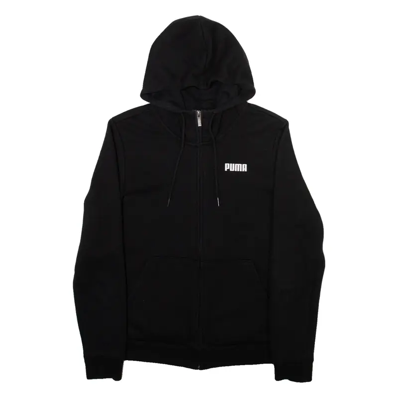 PUMA Mens Black Hoodie Full Zip S