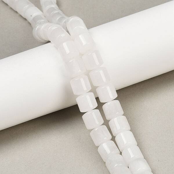 Natural White Jade Beads Strands