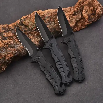 Stainless Steel Fruit knives - High Hardness Sharp Folding knives for Outdoor Use, Multi-Functional Self-Defense, Camping Gif...