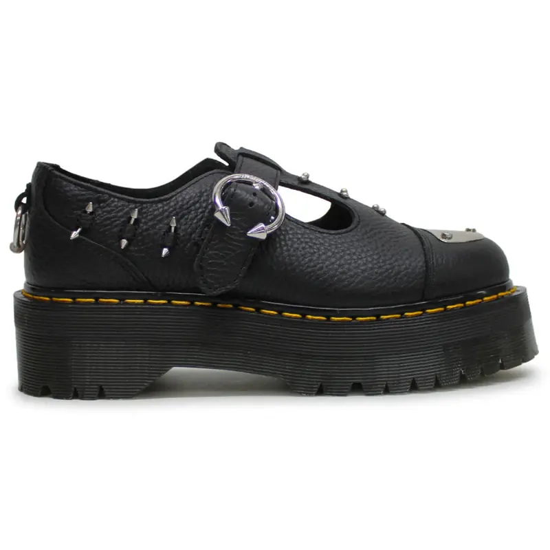 Dr. Martens Bethan HDW Milled Nappa Leather Women's Comfort Shoes - Black - Size:US 6 Women