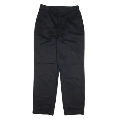 CABIN CREEK Trousers Black Relaxed Straight Womens W30 L30