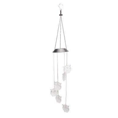 LED Solar Powered Owl Wind Chime