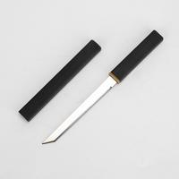 Stainless Steel Fruit Knife with Cover, 1 Count Portable Knife for Outdoor Camping & Barbecue, Multifunctional Knife for Home...
