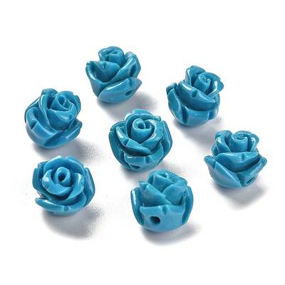 Synthetic Coral Carved Beads