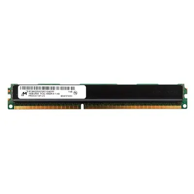 Micron MT36KDZS2G72PZ-1G4D1FF | 16GB DDR3-1333MHz PC3-10600 ECC Registered VLP RDIMM CL9 2Rx4 1.35V 240-Pin Memory Module