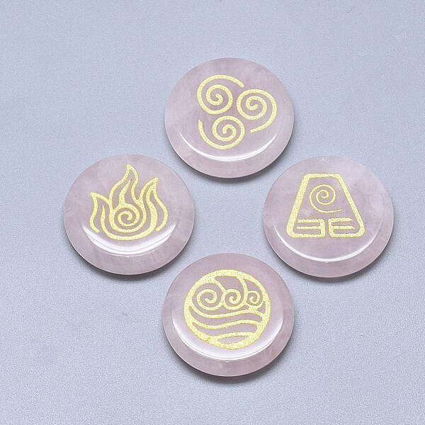 Natural Rose Quartz Cabochons
