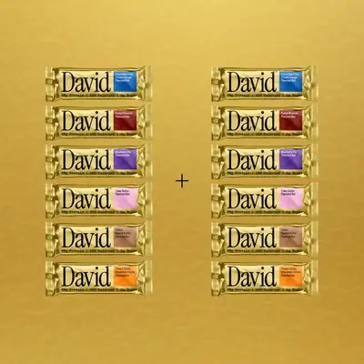JUMBO VARIETY PACK (2x all flavors) β David Protein β High Protein Snack Cookies Healthy