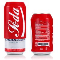 Beer Can Covers That Look Like Soda - Set of 2 perfect funny gift for office parties and white elephant gag gift prank Drinkw...