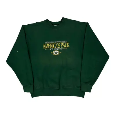 Green Bay Packers Unbranded Nfl Sweatshirt - XL Green Cotton