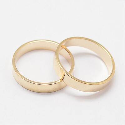 Rack Plating Brass Linking Rings
