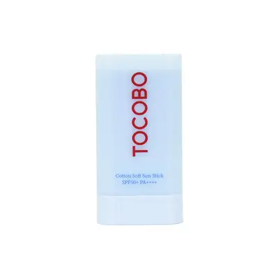 TOCOBO Cotton Soft Sun Stick Sunscreen (19g) Korean Skincare Facial Flower Hydrate Lightweight