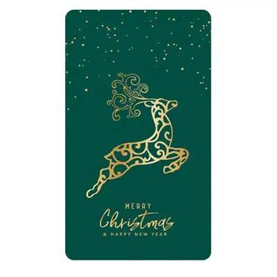 Memory Holiday Card™ - Green-Christmas & New Year