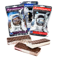 Astronaut Ice Cream: 4 Sandwich Flavors, Vanilla, Cookies and Cream, Mint Chocolate Chip, Neapolitan, Freeze-Dried Fresh Trea...