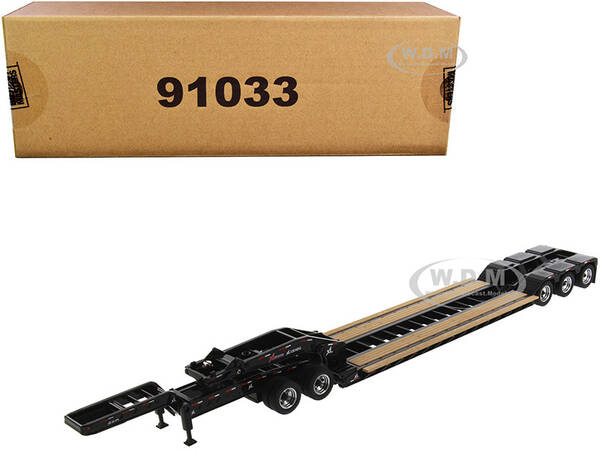 XL 120 Low-Profile HDG Outrigger Style Trailer with Jeep and 2 Boosters Transport Series 1/50 Diecast Model by Diecast Mast...