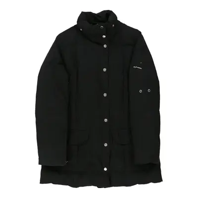 Vintage Tommy Hilfiger Puffer - Small Black Polyester