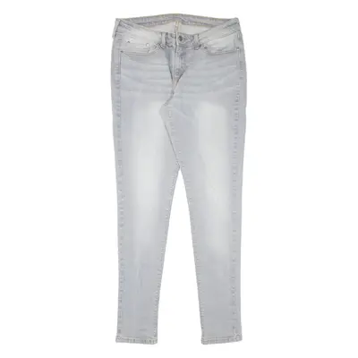 LEVI'S Womens Jeans Grey Slim Skinny Stone Wash W32 L32