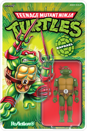 Super7 - Teenage Mutant Ninja Turtles - ReAction+ Wv1 - Raphael (TMNT)
