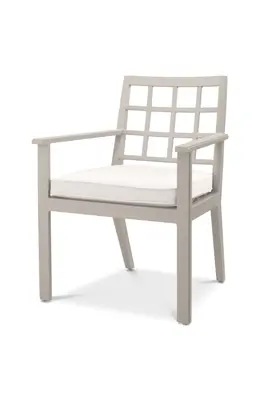Sand Sunbrella Outdoor Dining Armchair | Eichholtz Cap-Ferrat