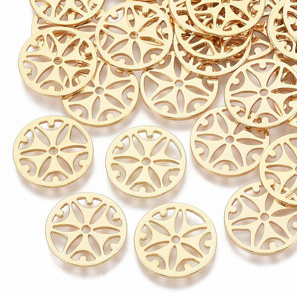 Brass Filigree Joiners Links