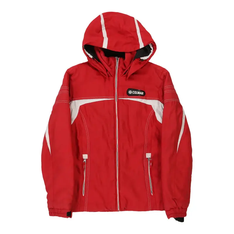 Age 11-12 Colmar Jacket - Medium Red Nylon Blend