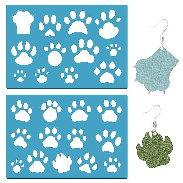 Acrylic Earring Handwork Template