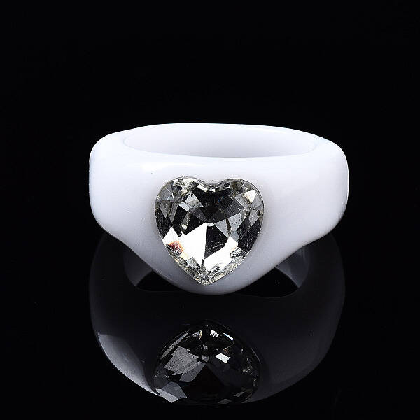 Opaque Acrylic Finger Rings