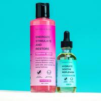 Yoni Wash Duo Bundle - Premium Wash & Mermaid Nectar Oil - Gentle Ingredients for Sensitive Skin - Perfect for Intimate Care