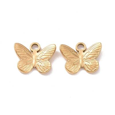 Ion Plating(IP) 304 Stainless Steel Charms