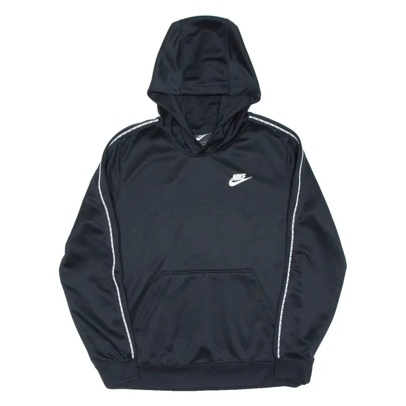 NIKE Boys Black Hoodie L