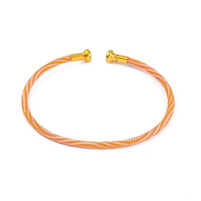 Braided Carbon Steel Wire Bracelet Making