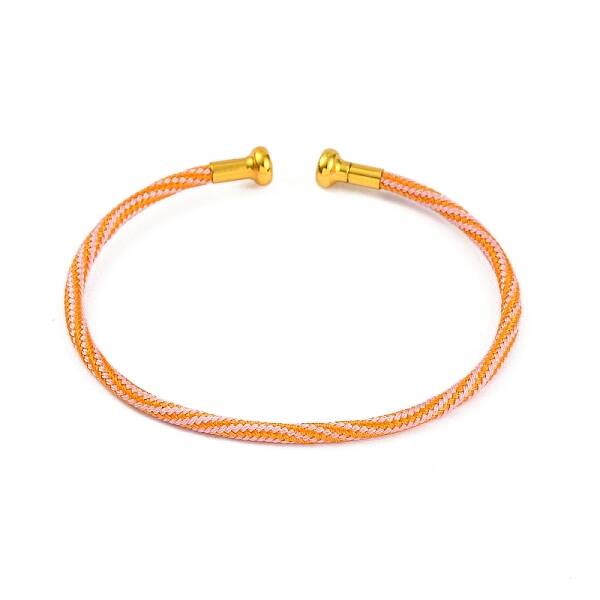 Braided Carbon Steel Wire Bracelet Making