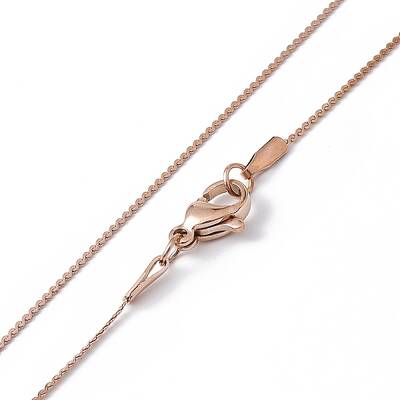 Ion Plating(IP) 304 Stainless Steel Serpentine Chain Necklace for Men Women