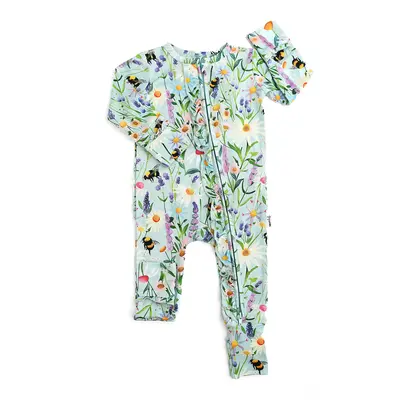 Bumble Ruffle ZIP Bee Bamboo Gigi and Max Baby Ruffle Outfit