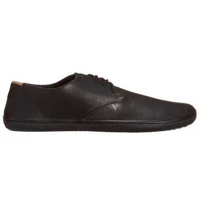 Vivobarefoot Ra II Leather Men's Lace Up Shoes - Black - Size:US 12.5 Men
