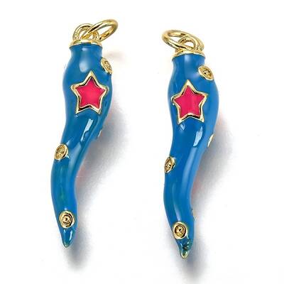 Brass Enamel Pendants