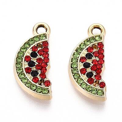Alloy Rhinestone Pendants