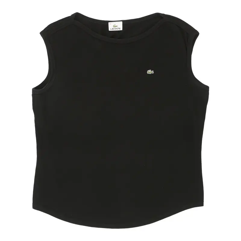 Lacoste Vest - XL Black Cotton | Size: x-large
