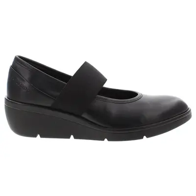 Fly London NARA547FLY Leather Women's Slip On Shoes - Black - Size:US 6.5-7 Women