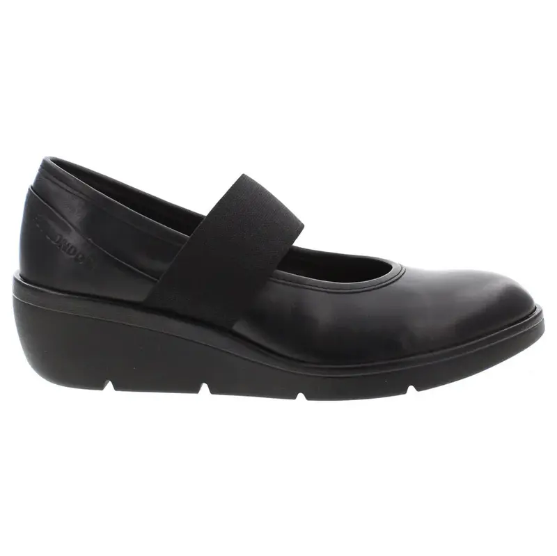 Fly London NARA547FLY Leather Women's Slip On Shoes - Black - Size:US 6.5-7 Women