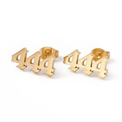 Number Earrings