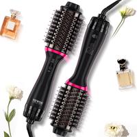 VEVOR Hair Blow Dryer Brush, 4 in 1 Ionic Hair Dryer Styler and Volumizer with Electroplated Titanium & 2.56\