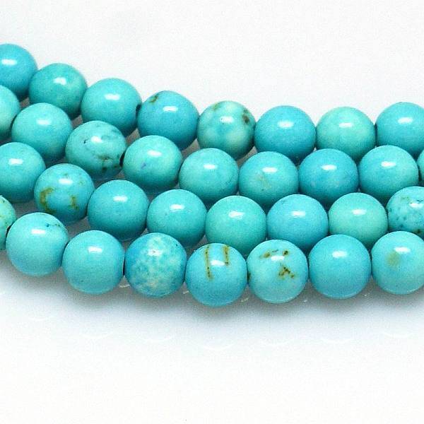 Natural Howlite Beads Strands