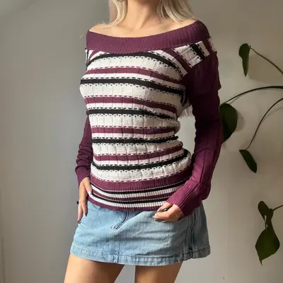 Lojs Jumper - Medium Purple Acrylic Blend