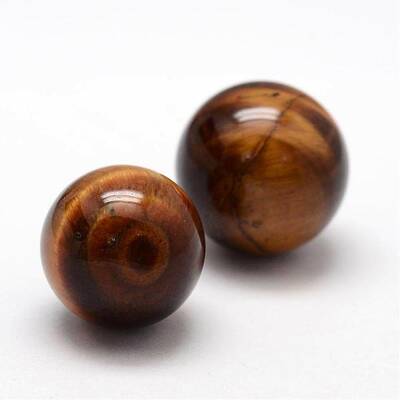 Grade A Natural Tiger Eye Round Beads